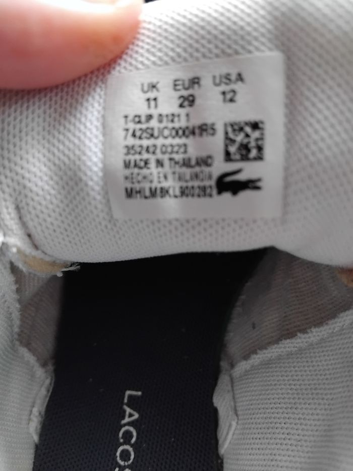 Basket lacoste enfant 30 - photo numéro 7