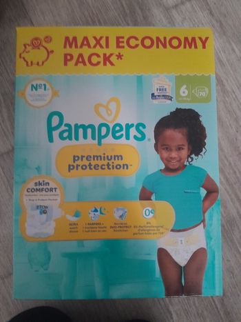 Couche pampers premium taille 6