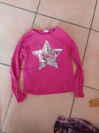 Tee-shirt manches longues à sequins