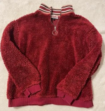 Pull rouge polaire - Jennyfer - Taille L
