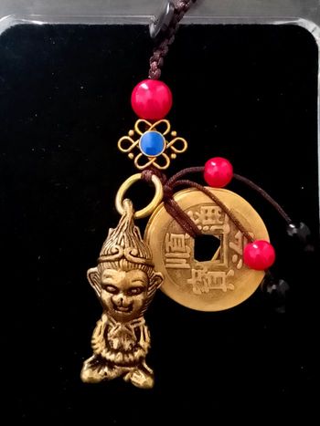 Singe chinois en laiton pour porte-clés