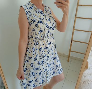 Robe d'été fleurie taille élastique 36