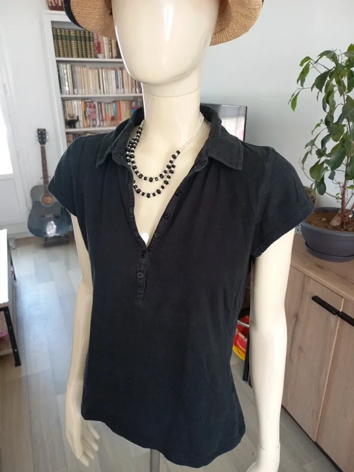 Tee-shirt noir femme T.L - photo numéro 3