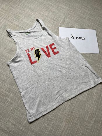 T-shirt sans manche Kiabi 8 ans 