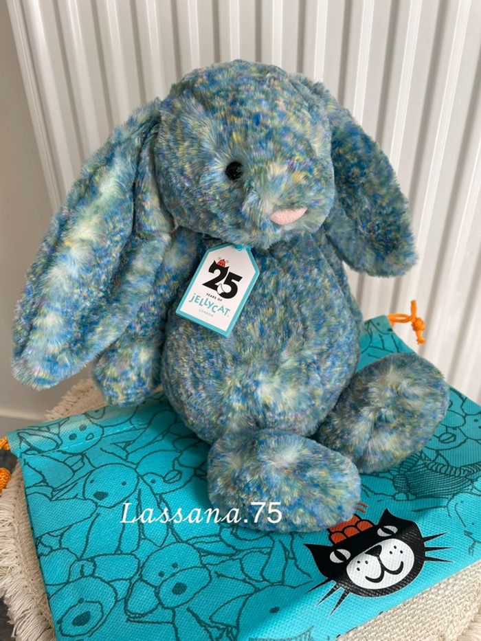 Peluche Jellycat Bashful Luxe Azure 🩵 - photo numéro 2