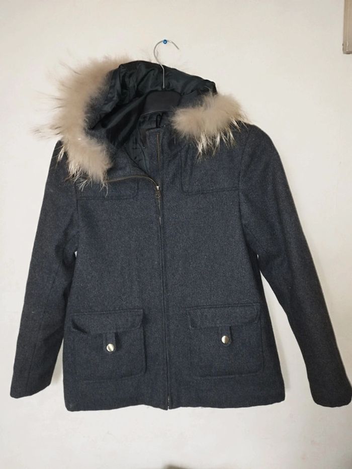 Manteau capuche élégant