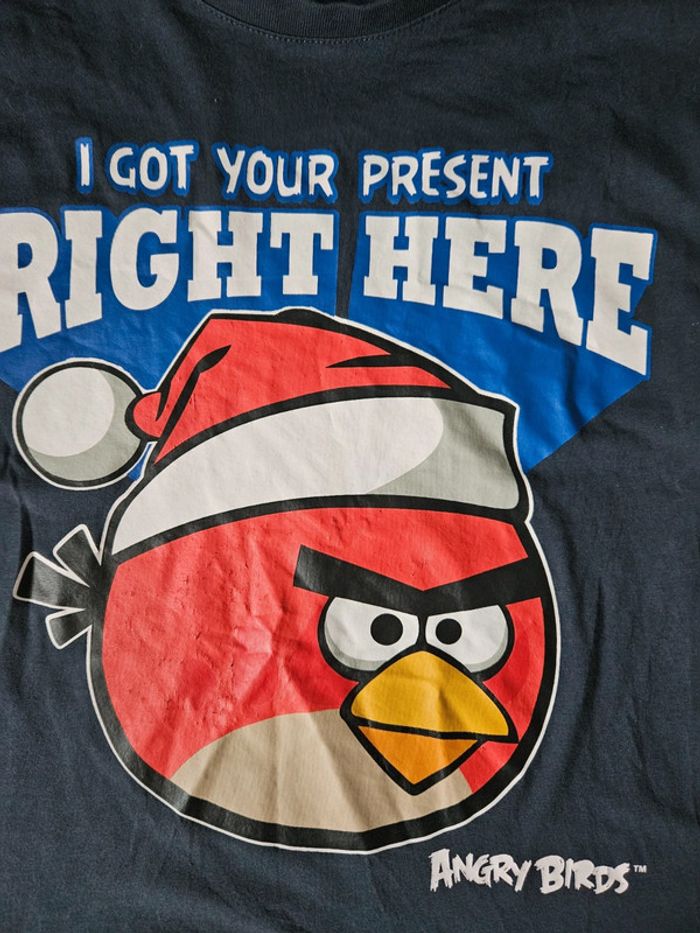 T-shirt ml garçon Angry Birds 14 ans CHEV - photo numéro 3