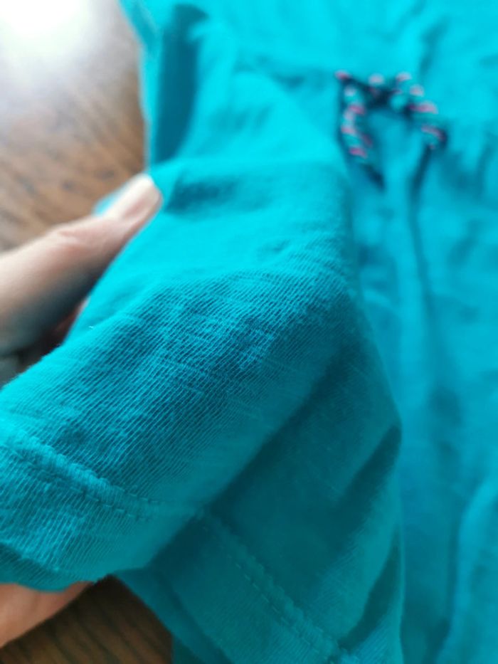 Robe été turquoise papillon 12 ans - photo numéro 4