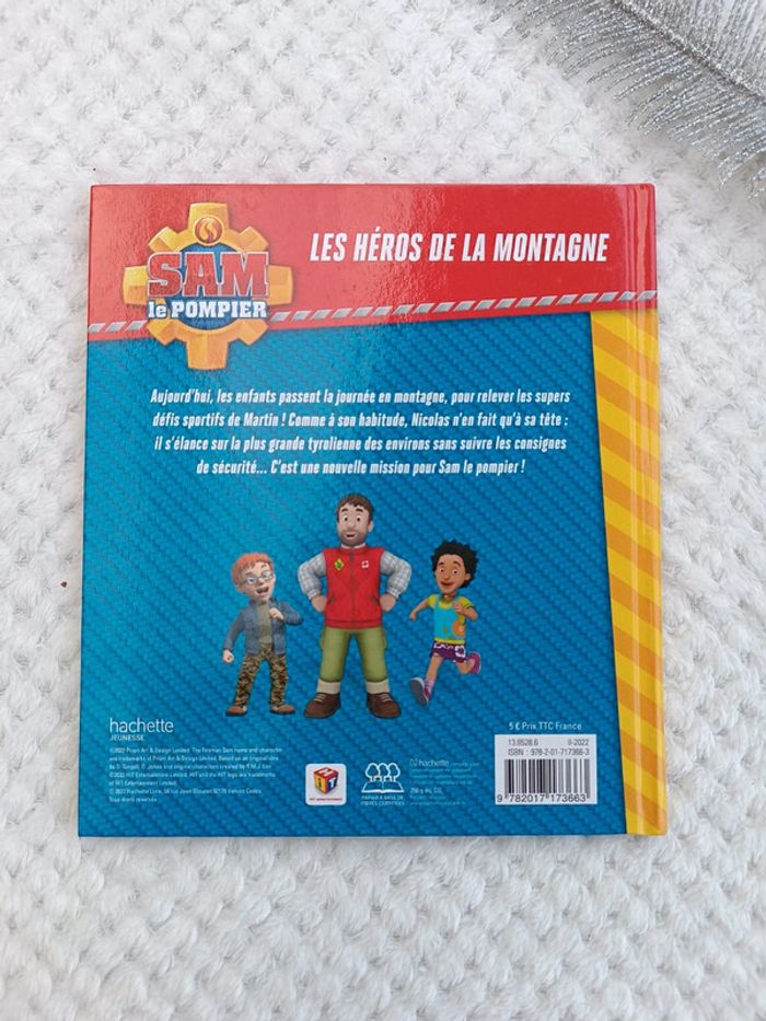 🔸Livre Sam le Pompier - Les Héros de la Montagne🔸 - photo numéro 3