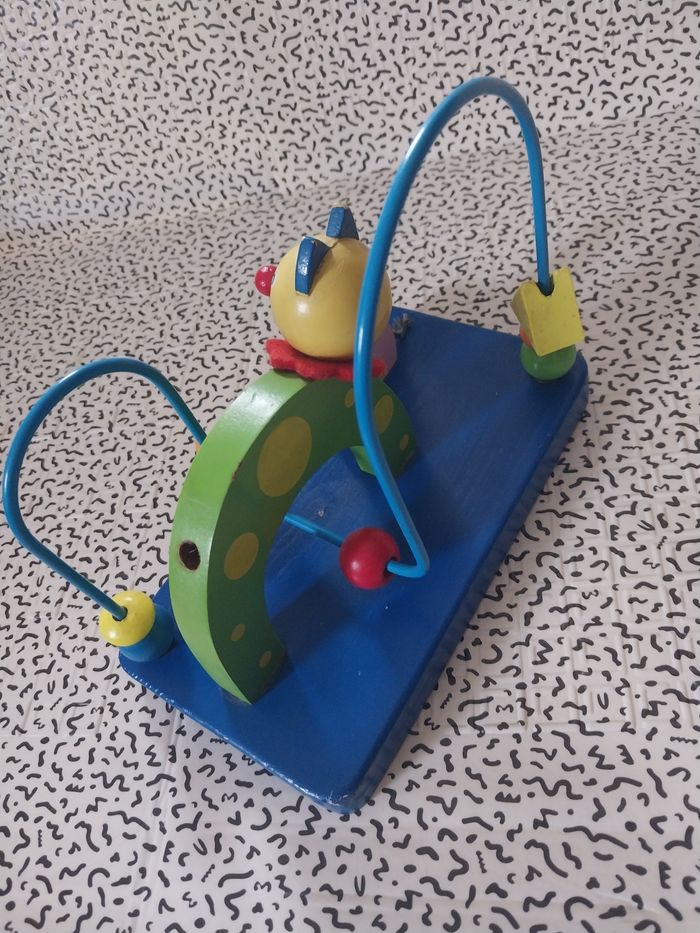 Jouet d’éveil en bois – Chat & souris - photo numéro 4