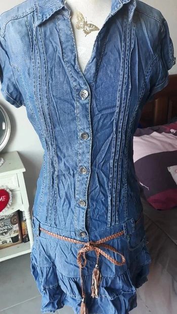 Robe en jeans taille S/36