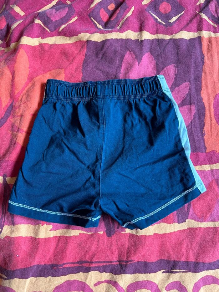 Short puma 24 mois / 2 ans bleu et blanc - photo numéro 2