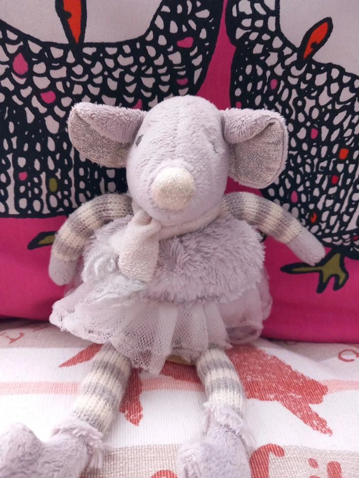 Peluche souris Louise Mansen 23 cm - photo numéro 2