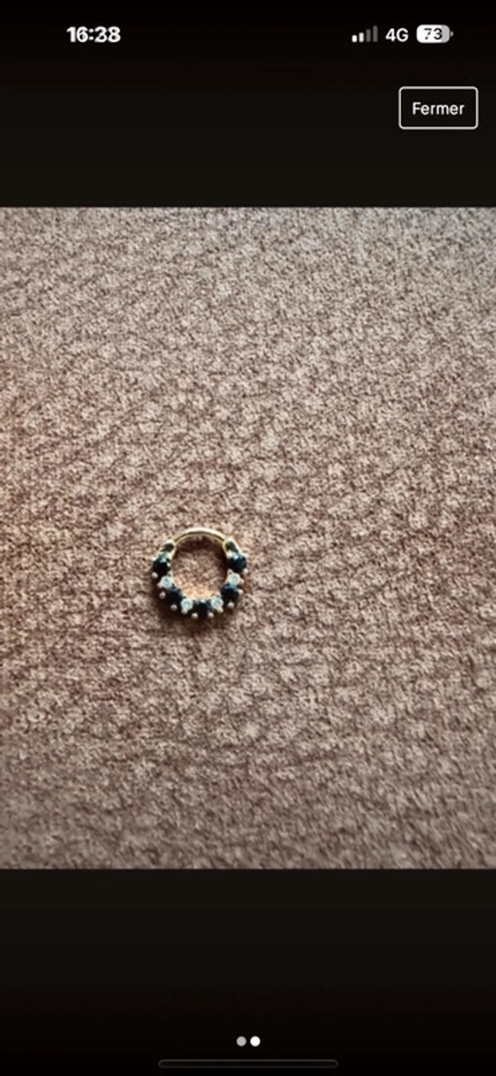 Percing anneau - photo numéro 2