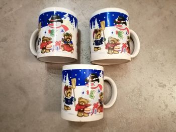 lot de 3 tasses