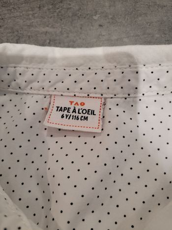 Chemise garçon 6 ans