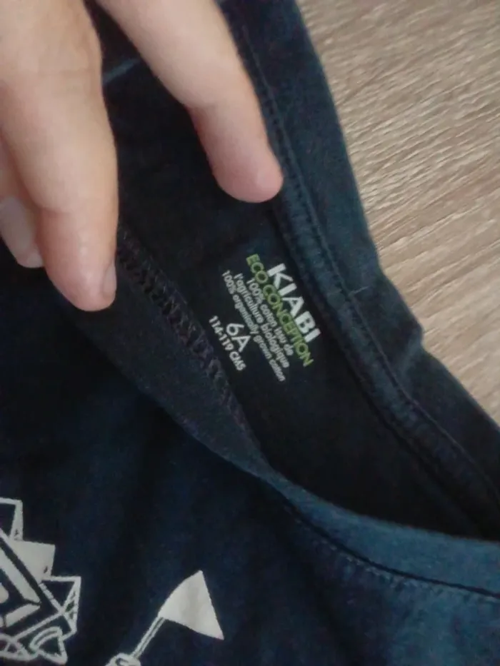 🌹tee shirt manche longue 6 ans kiabi 🌹 - photo numéro 2