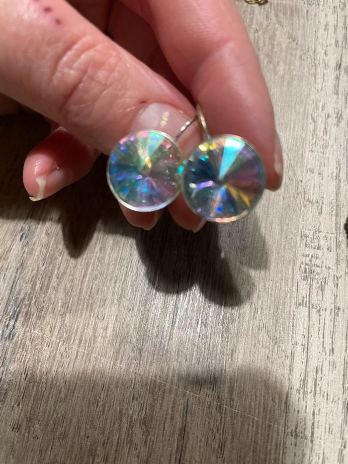 Lot de 2 paires boucles d’oreilles vintage - photo numéro 4
