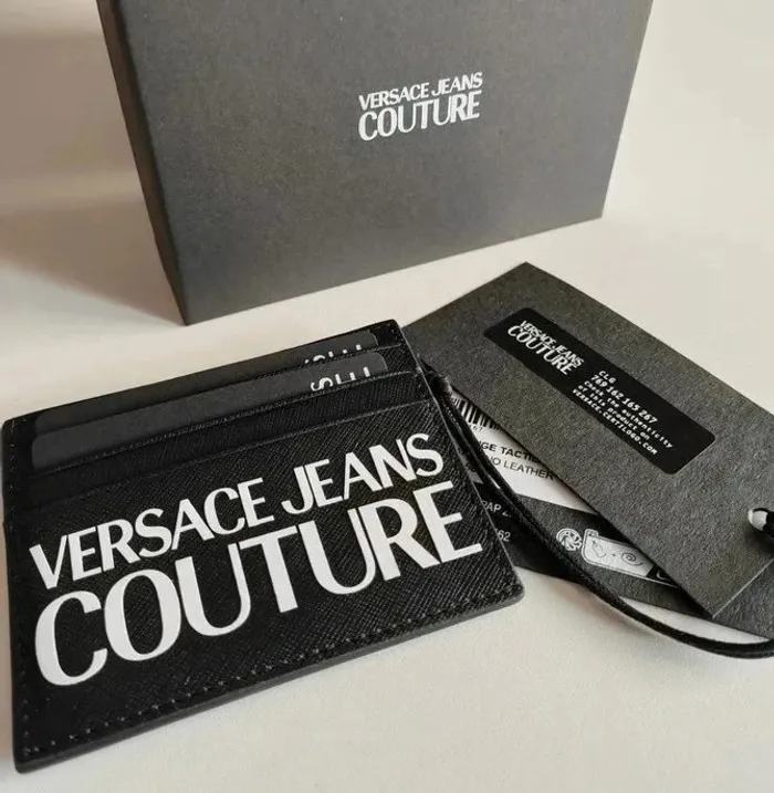 Porte carte, Porte feuille Versace, Jeans Couture - Neuf - photo numéro 3