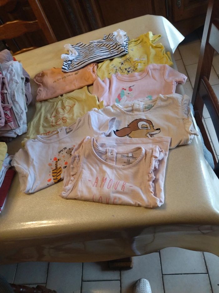 Lot de 8 tee shirts manches courtes - photo numéro 2