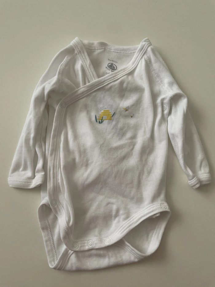 Body blanc petit bateau 3 mois