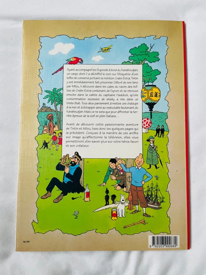 BD bande dessinée Tintin le crabe aux pinces d’or - photo numéro 2