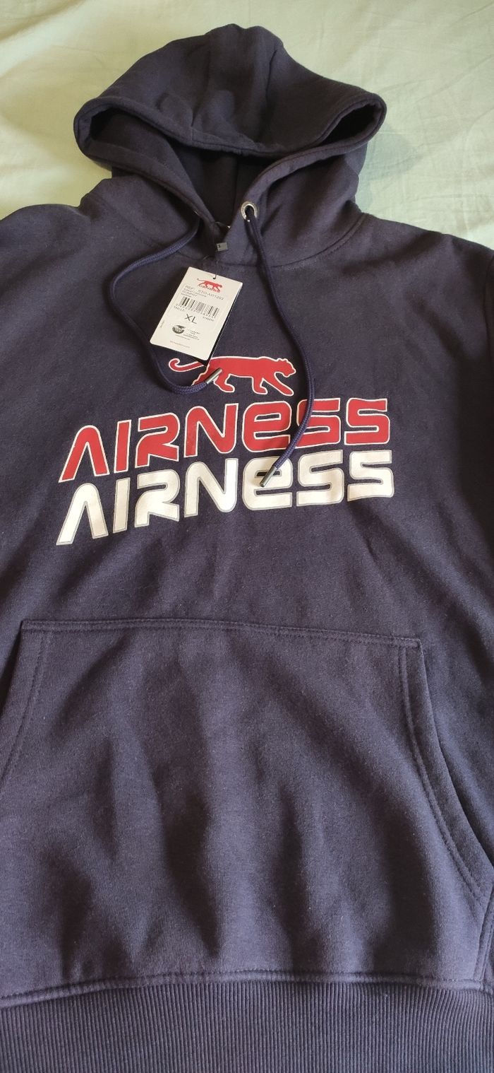 Sweat à capuche homme Airness neuf taille Xl - photo numéro 2