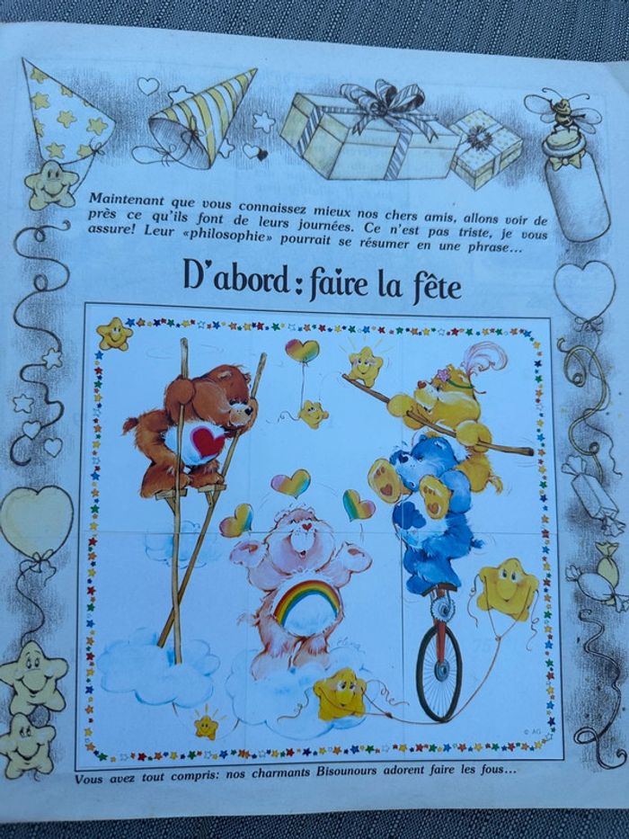 Album Panini stickers ancien vintage Les Bisounours complet images Care Bears stickers - photo numéro 8