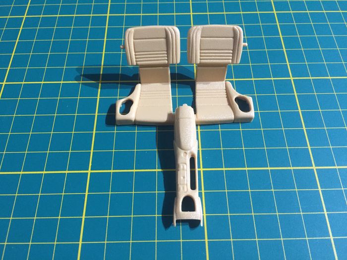 Siège arrière pièce détachée miniature Bburago burago Porsche 996 Turbo 1/18 1/18e 1/18eme #A68