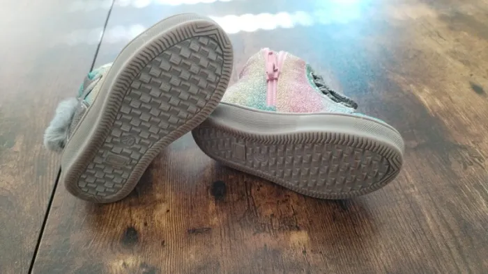 Baskets montantes bébé fille pailletées multicolores – taille 20 - photo numéro 3