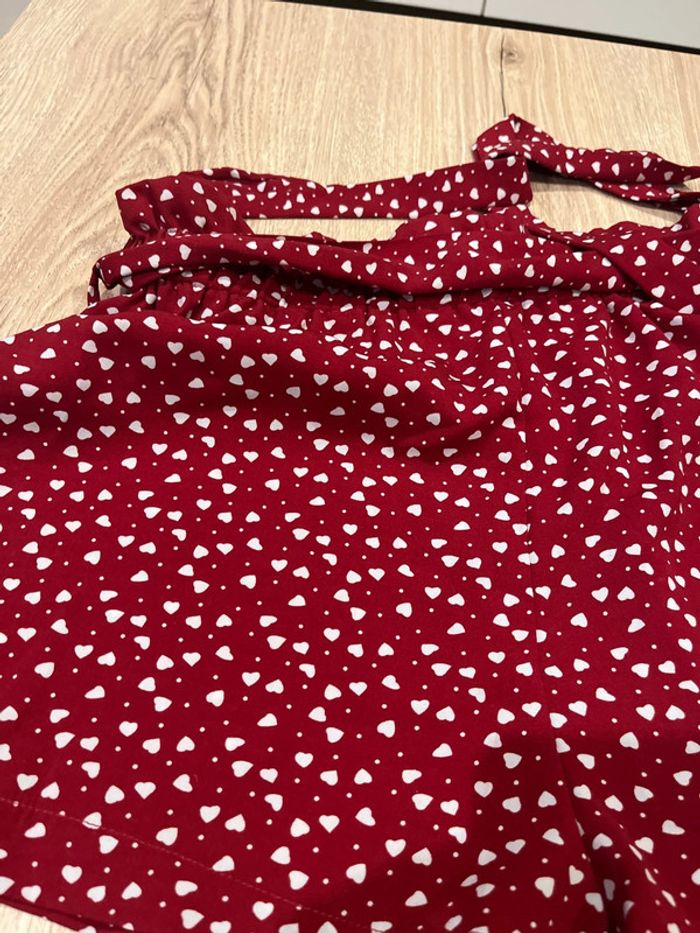 Short rouge shein taille m en très bon état - photo numéro 2