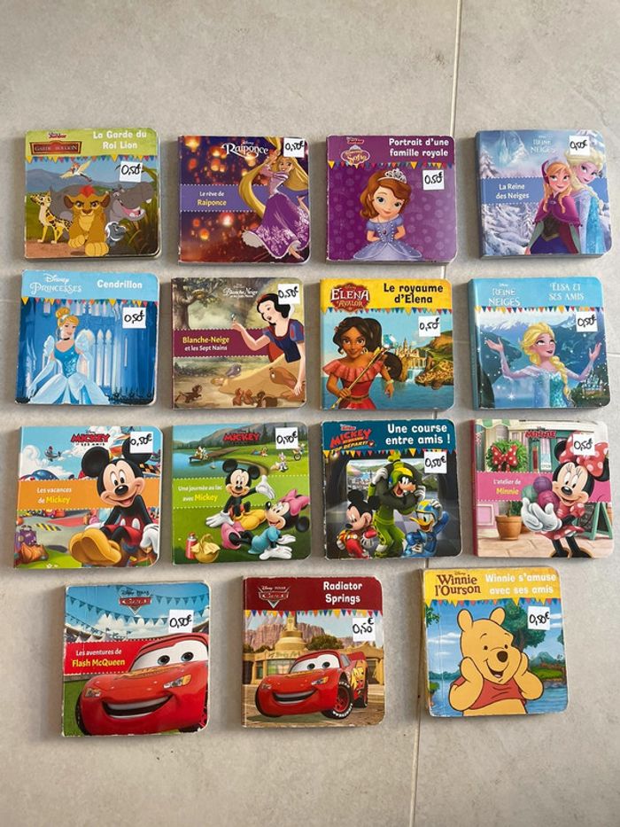 Collection de livres Disney