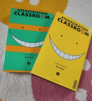 Lot de 2 mangas "Assassination classroom"