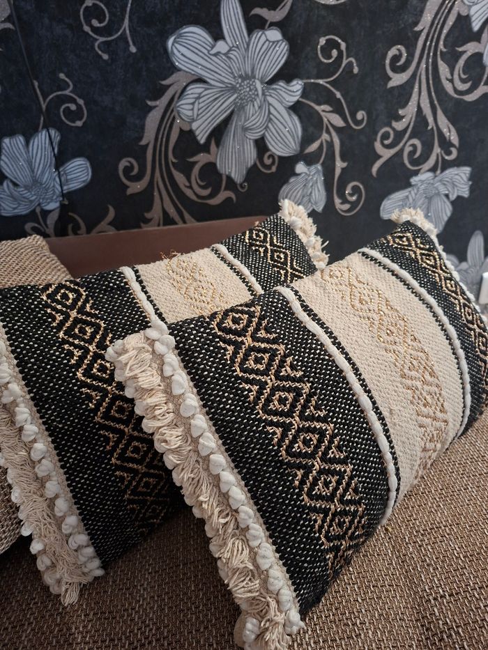 2housses de coussins decoratifs