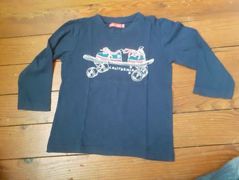 Sweet bleu marine motif skateboard