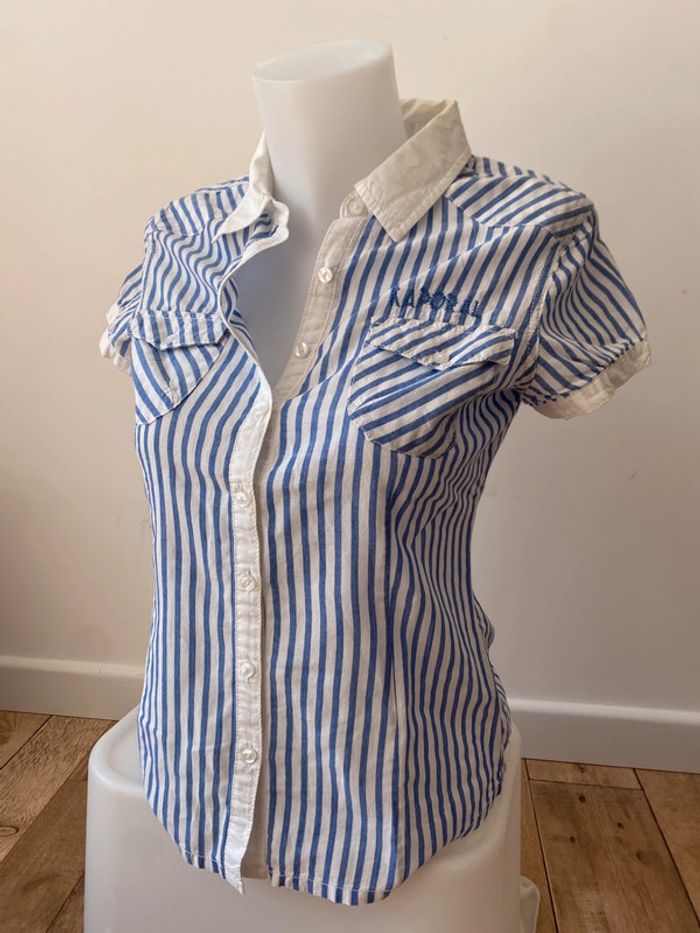 Chemise sans manche marinière