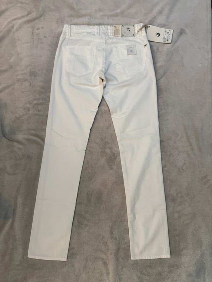 Tramarossa - Jean d'été slim, Blanc, taille 32 - photo numéro 7