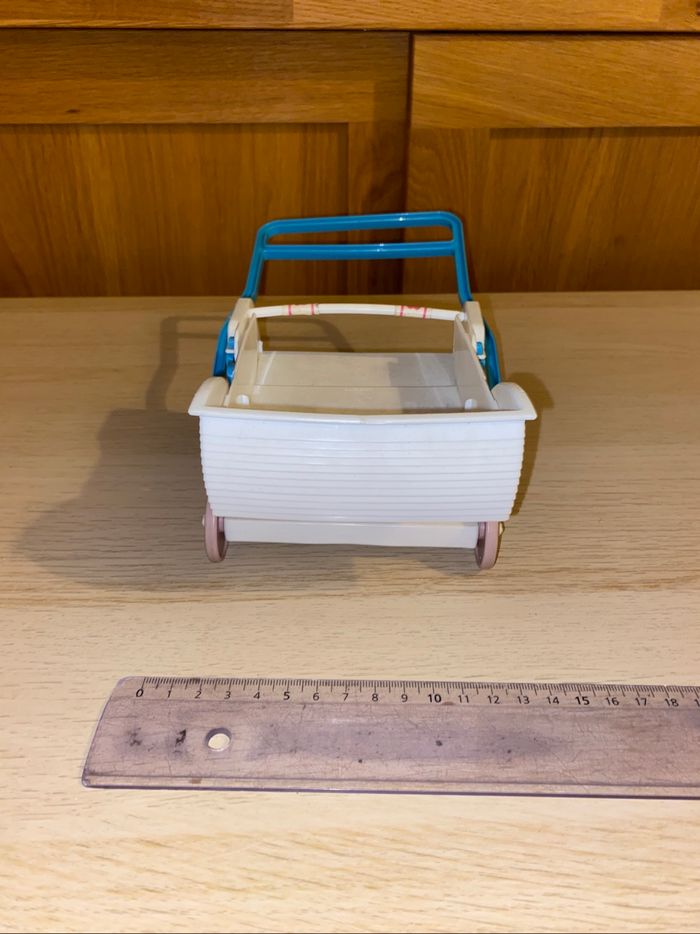 Mattel poupée poussette double 1984 baby doll strollers famille doucoeur - photo numéro 2