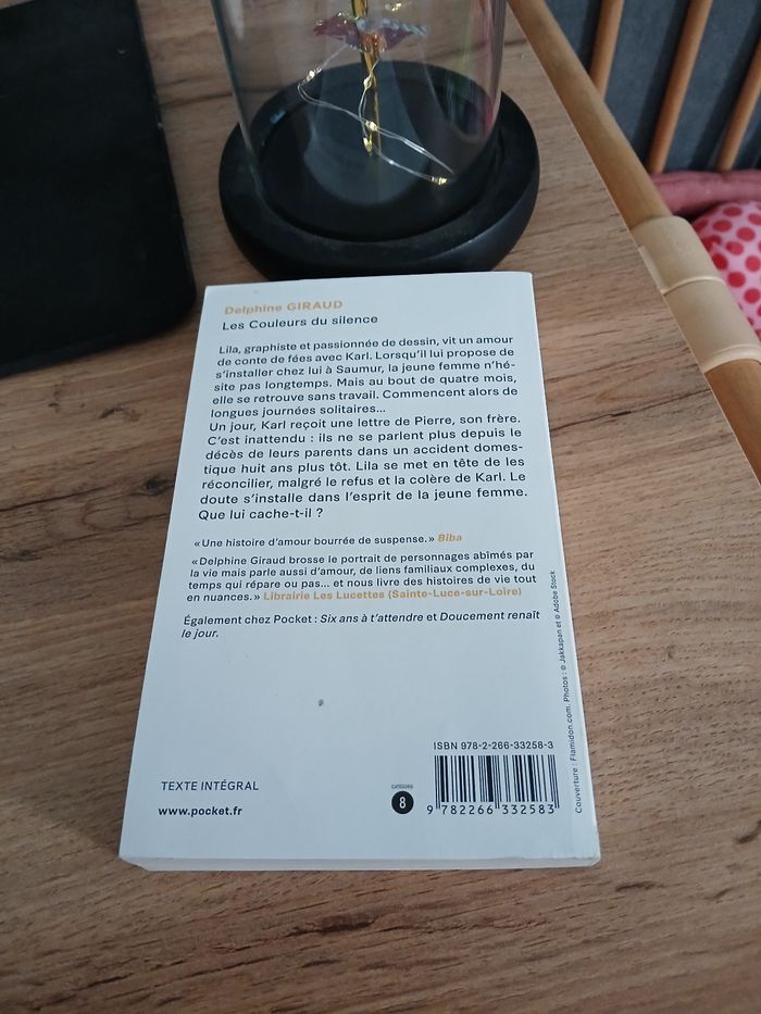 LIVRE LA COULEUR DU SILENCE DE DELPHINE GIRAUD - photo numéro 2
