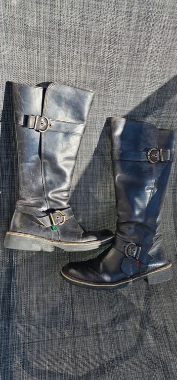 Bottes Kickers cuir noir pointure 40