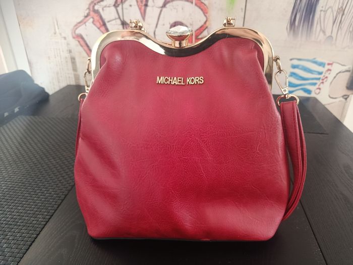 Sac a main rouge vintage - photo numéro 8