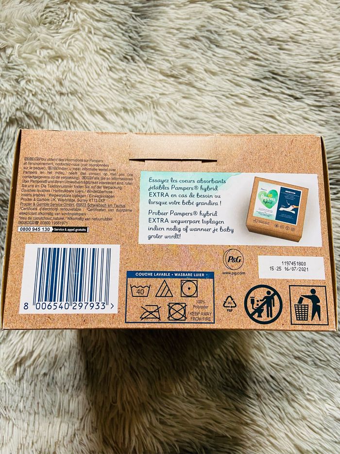 Kit d’essai couches lavables Pampers Hybrid Harmonie neuf - photo numéro 10