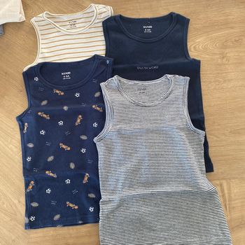 Lot de maillots de corps garçon