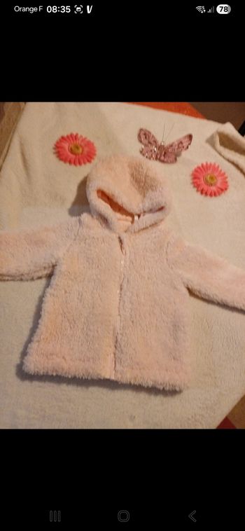 Veste polaire bébé taille 12 mois
