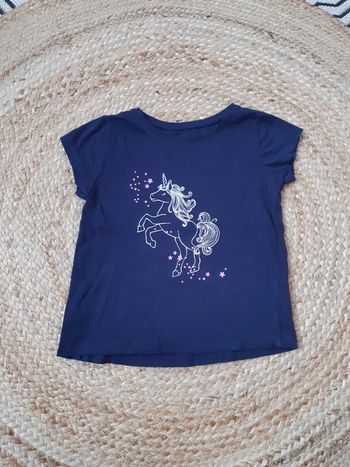Tee shirt licorne Tex 3/4 ans