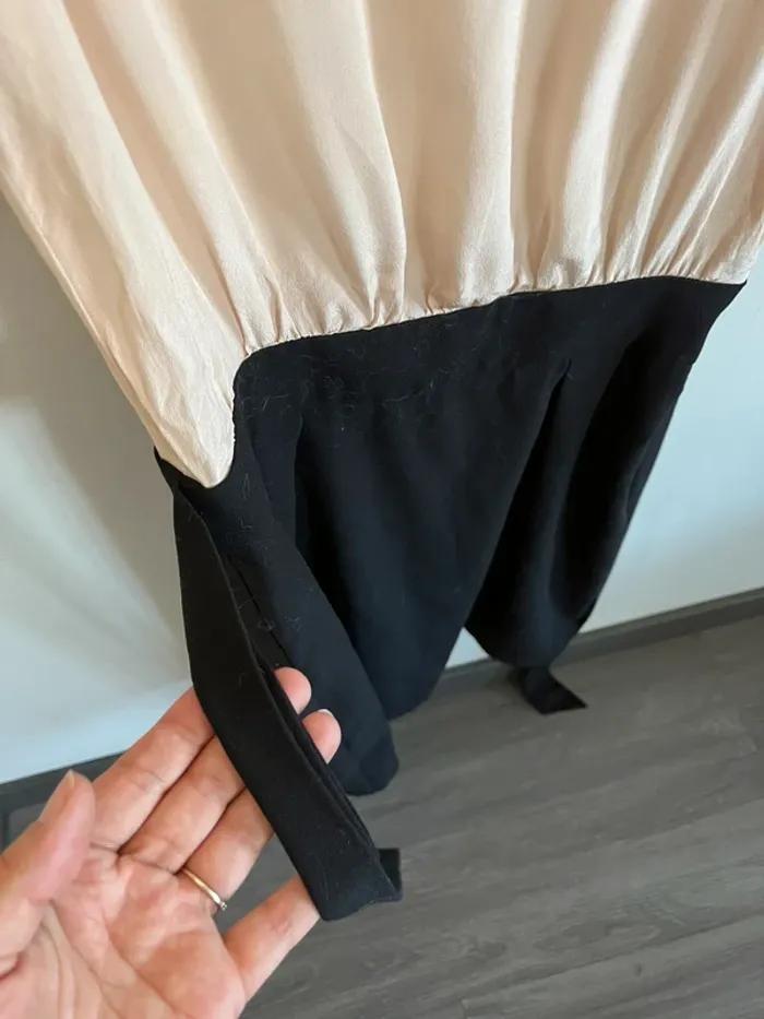 Robe kookai beige et noir - photo numéro 4