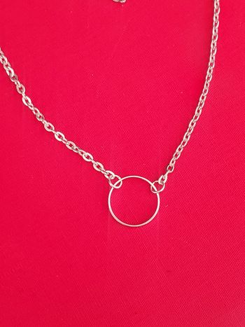 Collier a chaîne pendentif argente