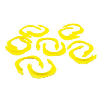 Lot de 12 adaptateurs jaune pour pots La Laitière – Multidélices