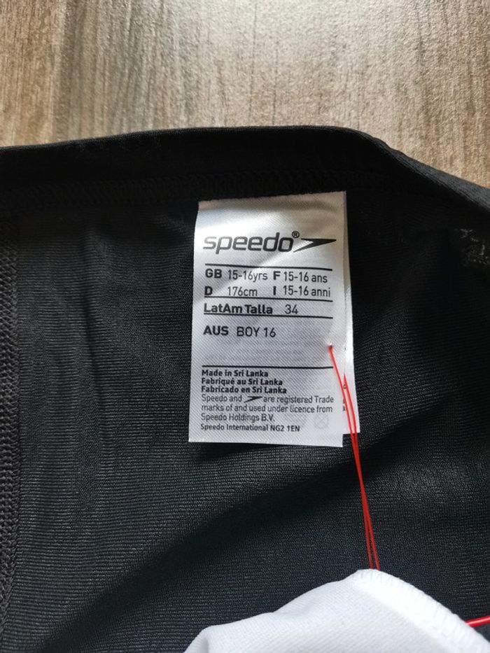 Short de bain taille 15-16 ans speedo noir - photo numéro 3