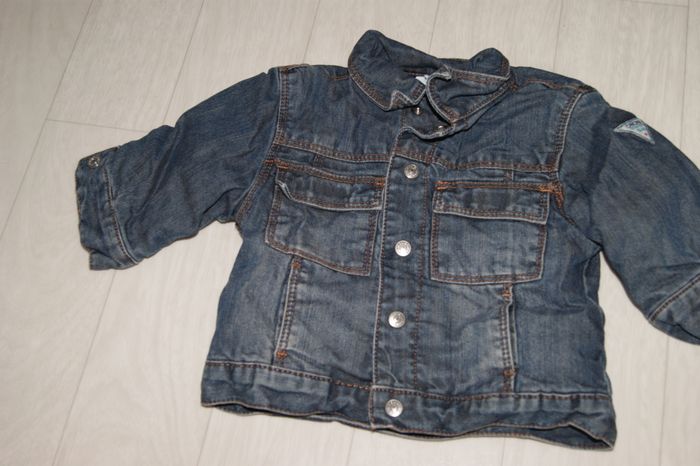veste en jean 6 mois Okaidi